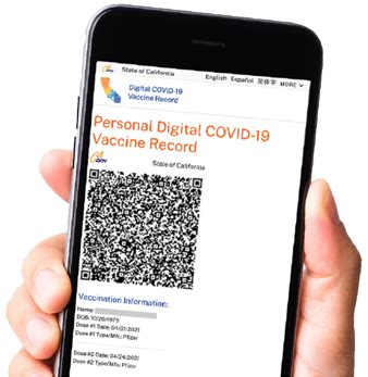 Digital vaccination record (s) now available via the Department of 